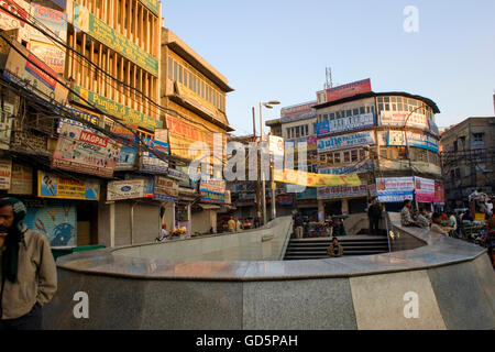 Chawri Bazaar Stazione della Metropolitana Foto Stock