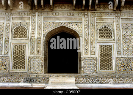 Itmad-ud-Daula la tomba di Foto Stock