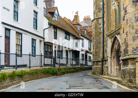 Croft Road Hastings Old Town East Sussex England Foto Stock