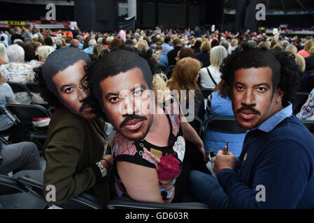 Lionel Richie concerto, presso il Liberty Stadium, Galles del Sud Foto Stock