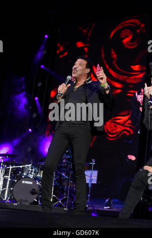 Lionel Richie concerto, presso il Liberty Stadium, Galles del Sud Foto Stock