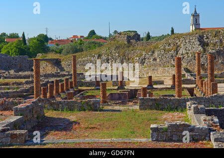 Le rovine romane, Conimbriga, Coimbra, regione di Beiras regione, Portogallo Foto Stock