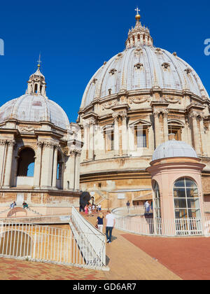 Cupola della Basilica di San Pietro Roma Lazio Italia Europa Foto Stock