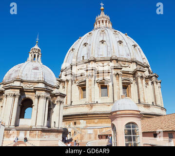 Cupola della Basilica di San Pietro Roma Lazio Italia Europa Foto Stock