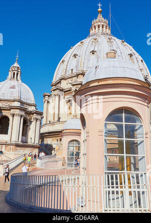 Cupola della Basilica di San Pietro Roma Lazio Italia Europa Foto Stock