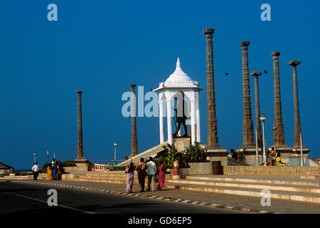 Gandhi Square Foto Stock