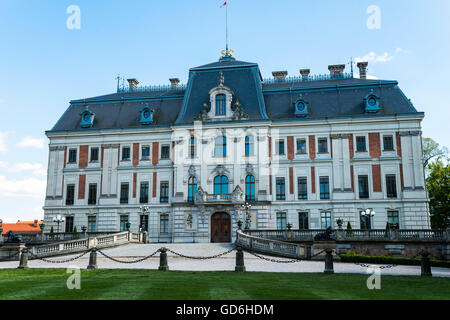 Castello Pless, Pszczyna, voivodato di Slesia, Polonia, Europa Foto Stock