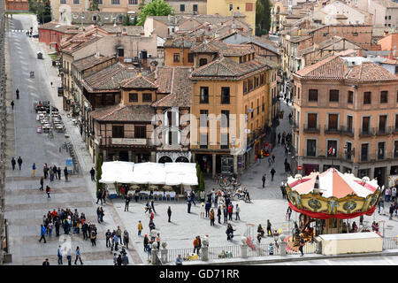 Meson de Candido ristorante in Plaza Azoguejo, Segovia Spagna Foto Stock