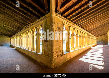 Chiostro e Convento dei Cordeliers, Charlieu, Borgogna romanica, Brionnais regione, dipartimento della Loira, Auvergne-Rhône-Alpes Foto Stock