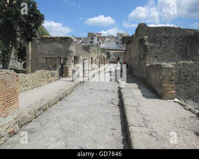 Ercolano Ercolano Città romana Foto Stock