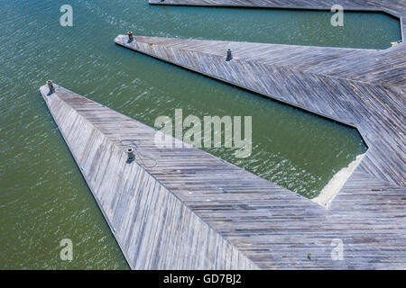 Marina al Beau Rivage Resort e Casinò sulla costa del Golfo del Mississippi a Biloxi Foto Stock