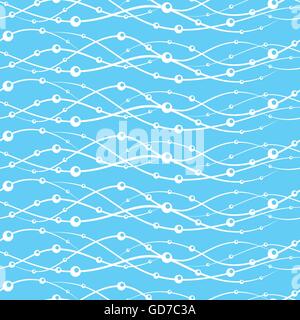 Modello senza cuciture con bolle Illustrazione Vettoriale