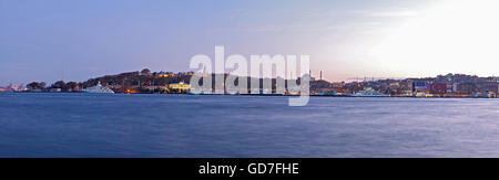 Penisola storica vista di Istanbul Foto Stock