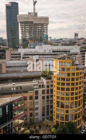 Vista dalla Tate Modern extension sulla South Bank di Londra, Regno Unito Foto Stock