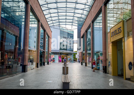 Princesshay shopping centre in Exeter Devon Foto Stock