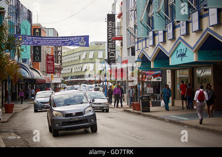 Barbados parrocchia Saint Michael Barbados Grotta Pastore department store esterno a bordo strada negozi di shopping shopper store reta Foto Stock