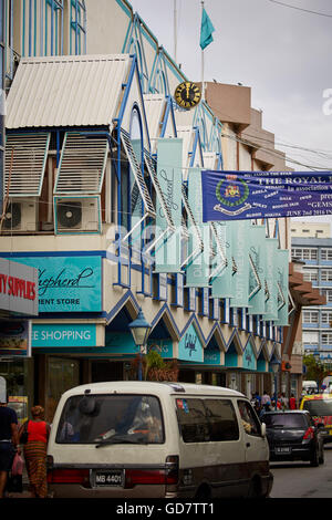 Barbados parrocchia Saint Michael Barbados Grotta Pastore department store esterno a bordo strada negozi di shopping shopper store reta Foto Stock