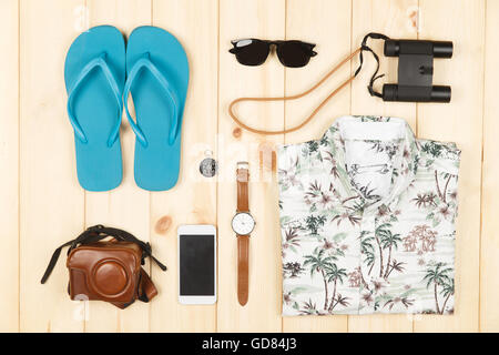 Maschio di oggetti personali Foto Stock