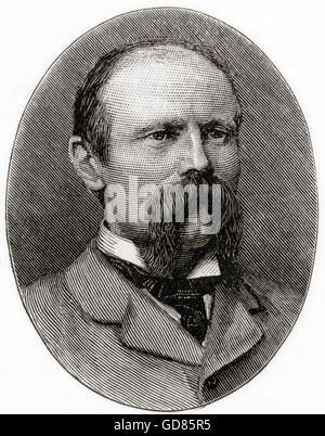 Sir Benjamin Baker, 1840 - 1907. Inglese ingegnere civile. Foto Stock