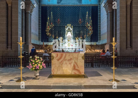 Europa, Francia, Haute Loire regione, Le Puy en Velay, la cattedrale di Notre Dame Foto Stock