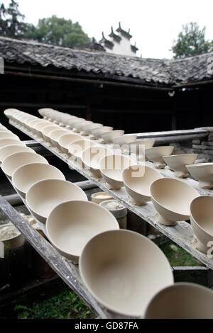 Processo di antica legale in porcellana Jingdezhen, provincia di Jiangxi Foto Stock