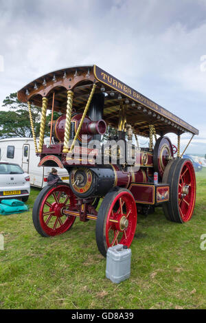 "Yorkshireman' un Burrell Fiera a vapore il motore sul display a Roxby Cleveland Heritage Weekend 2016 Foto Stock