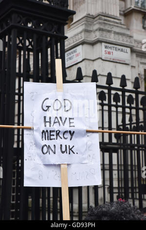 A Downing Street, Londra, Regno Unito. Il 14 luglio 2016. Nuovo cabinet arrivi e partenze a Downing Street © Matthew Chattle Foto Stock