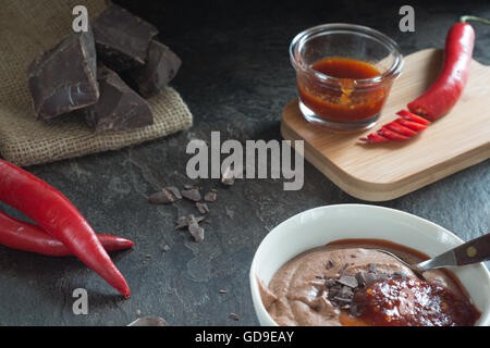 Chill mouse al cioccolato Foto Stock