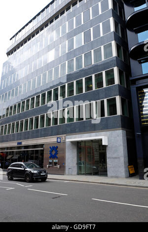 Londra Regno Unito. Un ufficio di vendita al dettaglio per la Royal Bank of Scotland plc, comunemente abbreviato come RBS Foto Stock