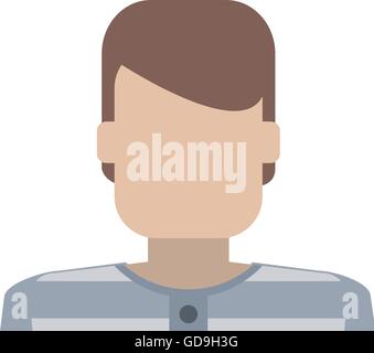 Carcere detenuto icona Illustrazione Vettoriale