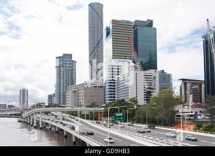 Riverside Expressway, città di Brisbane, Brisbane, Queensland, Australia Foto Stock