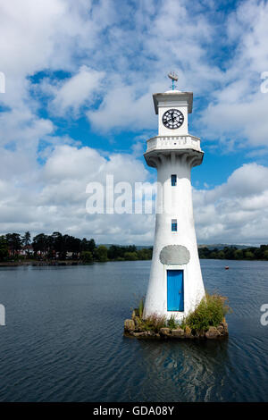 Faro in Roath Park che commemora il Capitano Scotts sfortunato viaggio in Antartide Foto Stock