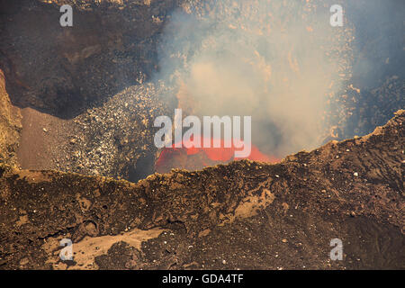 La Bocca dell'Inferno a Masaya Vulcano, Nicaragua Foto Stock