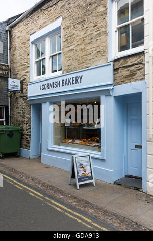 Il Cornish Bakery in Padstow Cornwall Regno Unito Foto Stock