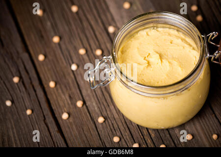 Fai-da-te naturale le sane hummus Foto Stock