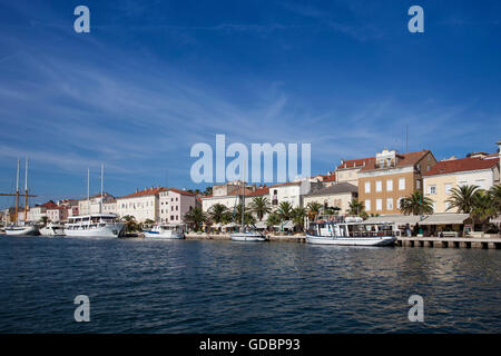 Porto di Mali Losinj, Losinj, Cres, Croazia, golfo di Kvarner, Adria, Croazia Foto Stock