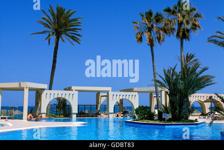 Hotel Zita Resort, Oasi Zarzis, isola di Djerba, Tunisia Foto Stock