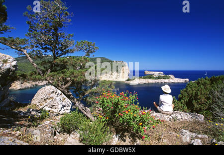 Sant Miguel, Ibiza, Isole Baleari, Spagna Foto Stock