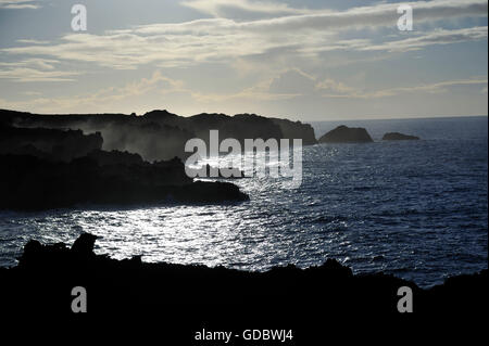 Playa Blancas Arenas, El Hierro, Isole Canarie, Spagna Foto Stock