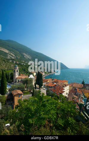 A Torbole sul lago di Garda, Italia Foto Stock