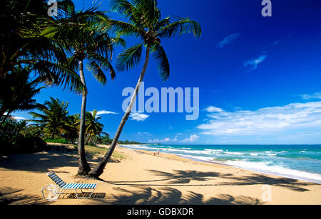 Coco Beach, Rio Grande, Puerto Rico e dei Caraibi Foto Stock