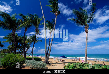 Coco Beach, Rio Grande, Puerto Rico e dei Caraibi Foto Stock