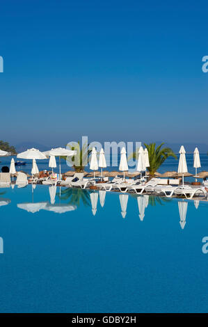 Hillside Club Hotel nei dintorni di Fethiye, Costa Turca dell'Egeo, Turchia Foto Stock