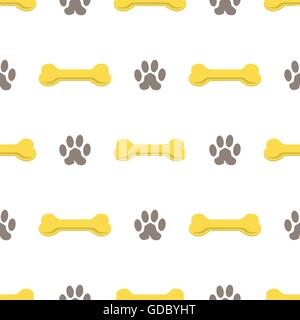 Ossa senza giunture per modello del cane Illustrazione Vettoriale