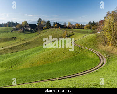 Sulla Schonegg Foto Stock