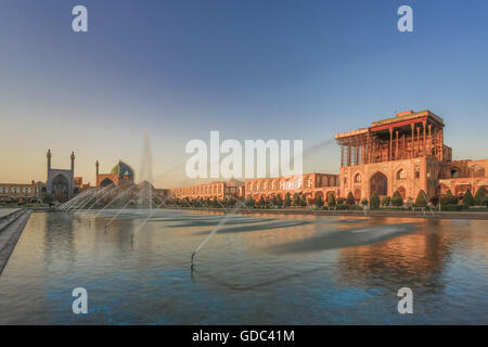 Iran,Esfahan città,Naqsh-e JAHAN Piazza,Masjed-e Moschea Shah Foto Stock