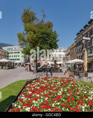 Lienz,Austria,Square Hauptplatz Foto Stock