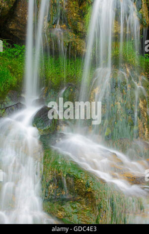 Cascata dettaglio,San Gallen, Svizzera Foto Stock