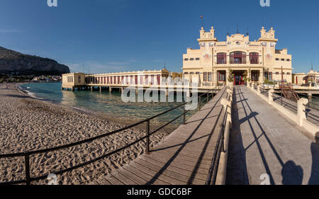 Art Nouveau stabilimento balneare antico Stabilimento balneare Foto Stock