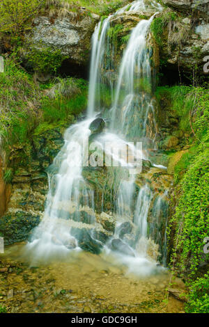 Cascata dettaglio,San Gallen, Svizzera Foto Stock